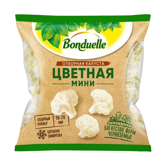 Цветная капуста Bonduelle мини замороженная, фермерская, 300 г