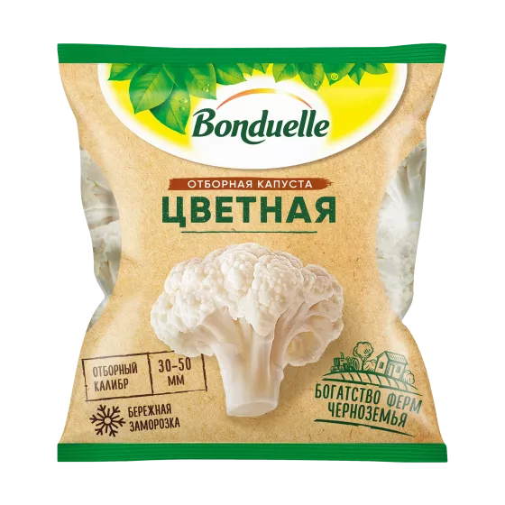 Цветная капуста Bonduelle замороженная, фермерская, 400 г