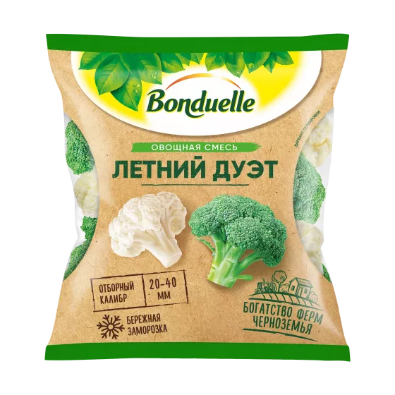 Овощи Bonduelle Летний дуэт, смесь замороженная, 400 г