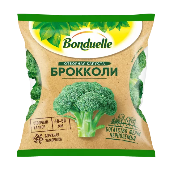 Брокколи замороженные Bonduelle, фермерские, 400 г