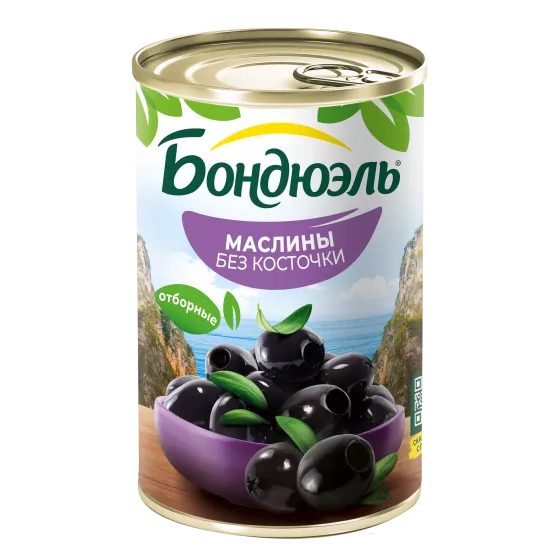 Маслины без косточки Бондюэль, 300 г