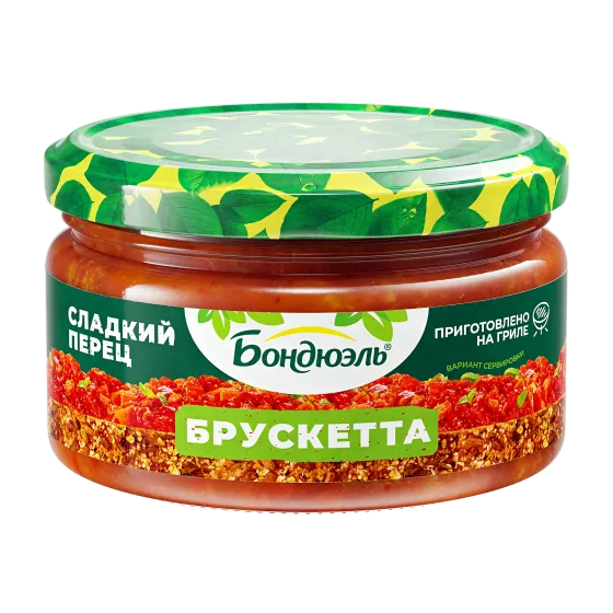 Брускетта Бондюэль Сладкий перец, 220 г