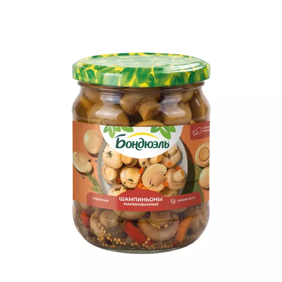 Шампиньоны маринованные Бондюэль, 500 г